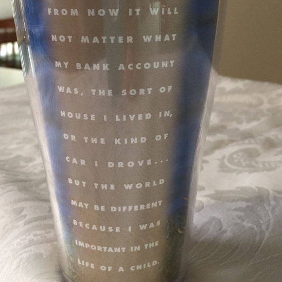 set of 2 SUCCESSORIES 1996 TRAVEL LIDDED MUGS PRIORITIES " FOLLOW YOUR DREAMS " - Picture 3 of 12